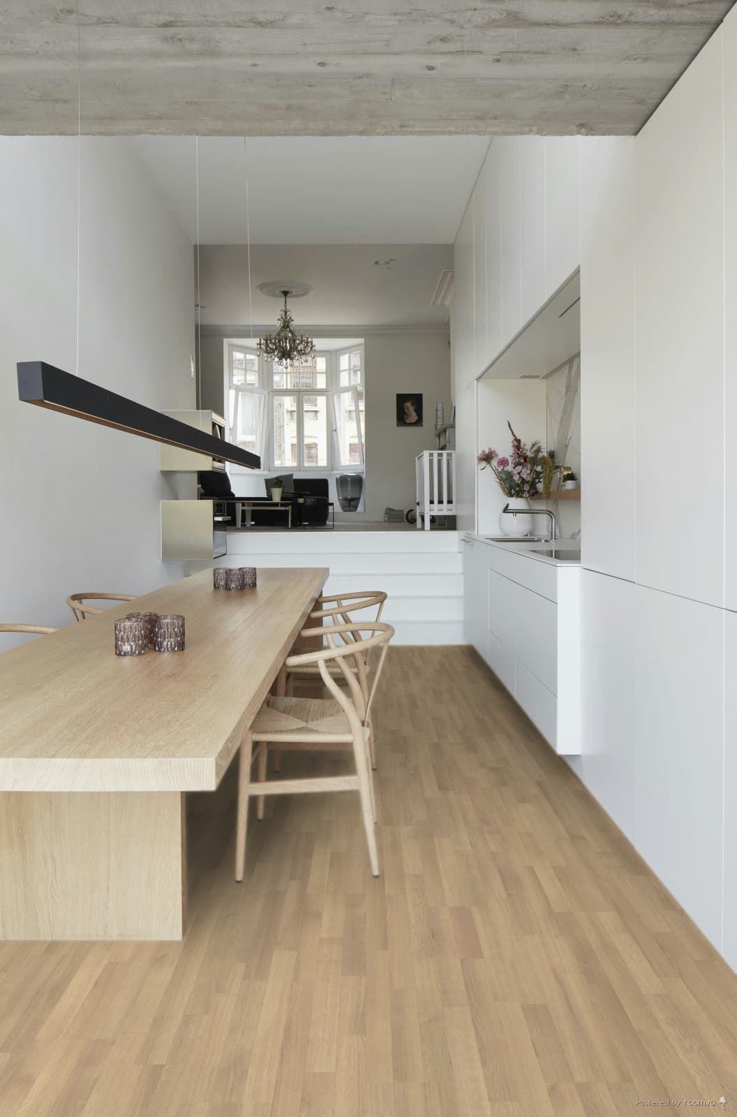 Classical Oak 3 str. (3 lamas) - Suelo laminado alta presión HPF - Imagen 2