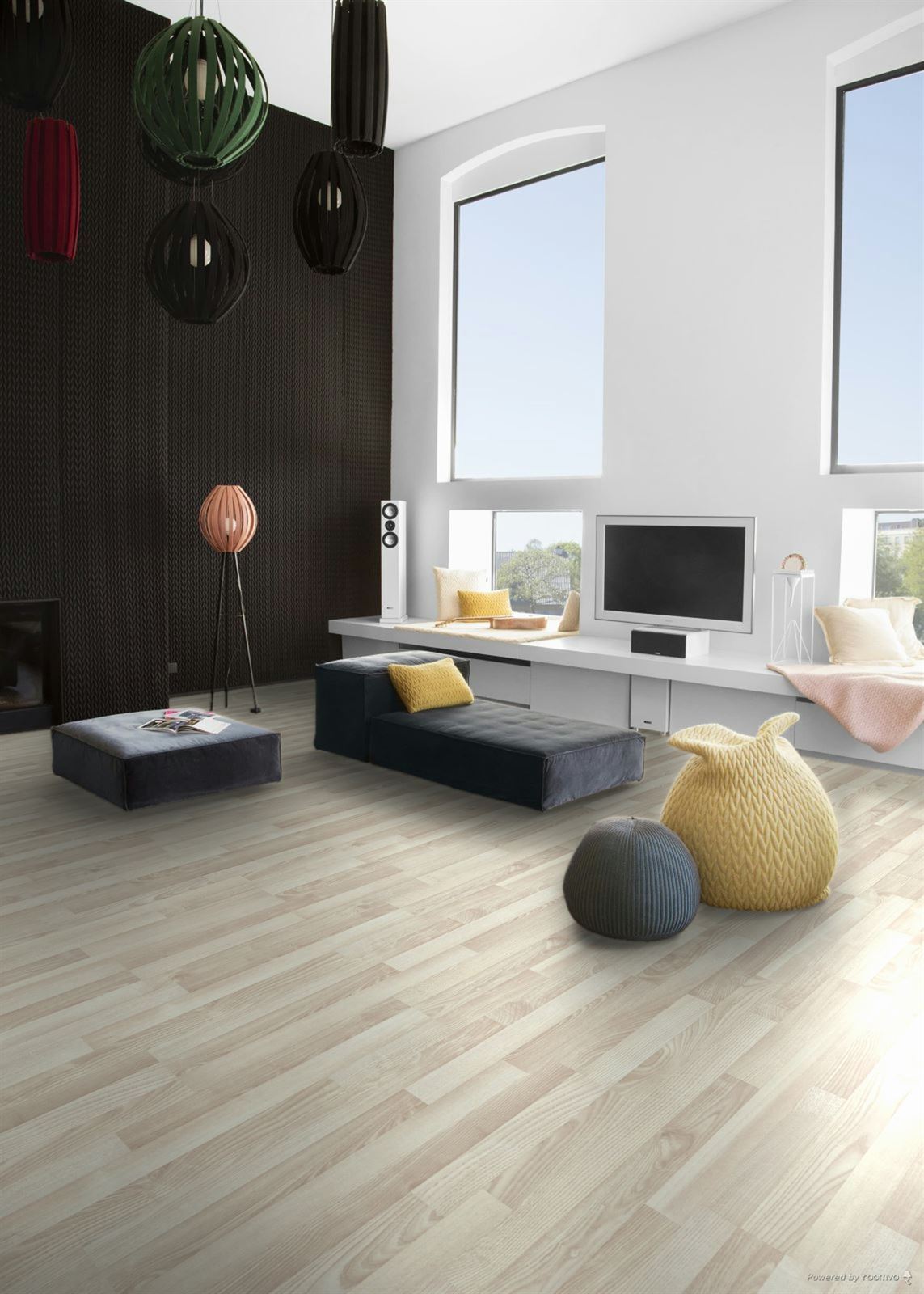 White Oiled Ash 3 str. (3 lamas) - Perfil en T para suelo laminado ref. 62001394 - Imagen 3